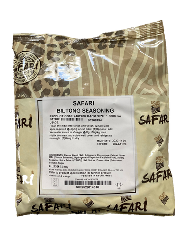 Safari Biltong Seasoning 1kg