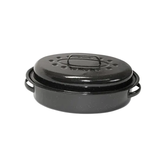 LK's Enamel Oval Casserole Medium