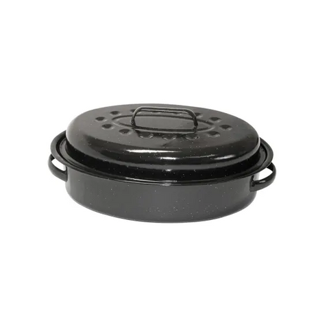 LK's Enamel Oval Casserole Medium