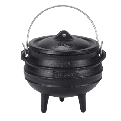 Potjie Pot Size 1/4 by Best Duty (3 Legs) - Enamel